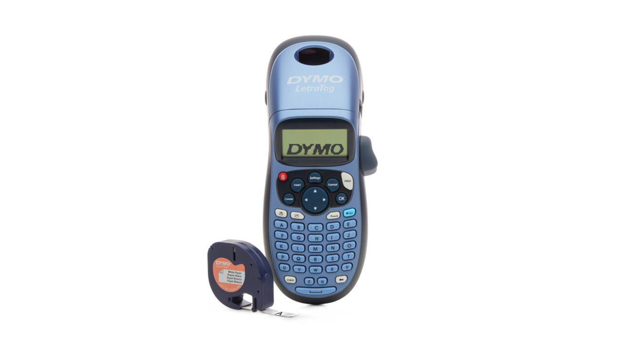 Labelprinter Dymo LetraTag 100H draagbaar abc 12mm blauw