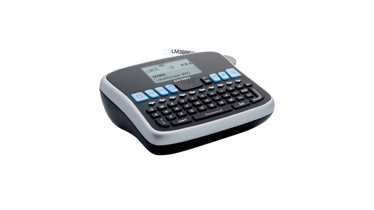 Labelprinter Dymo LabelManager 360D draagbaar azerty 19mm zwart