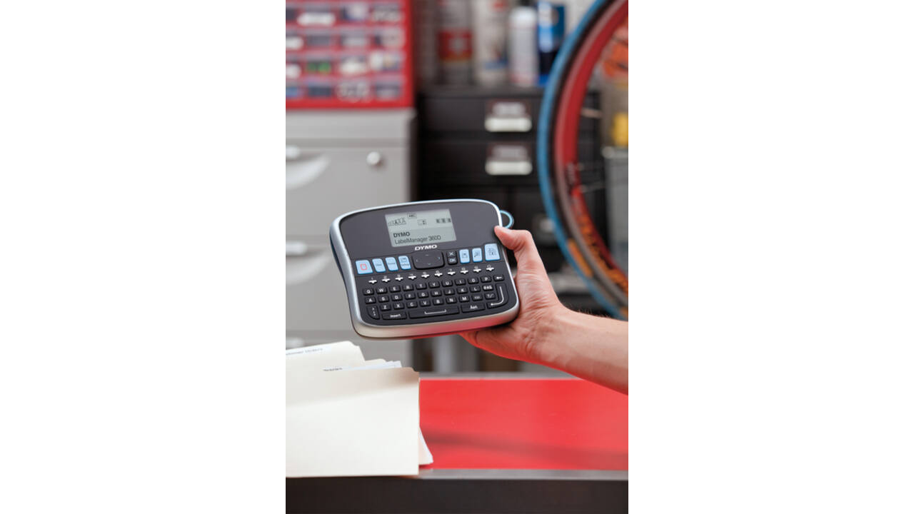 Labelprinter Dymo LabelManager 360D draagbaar qwerty 19mm zwart