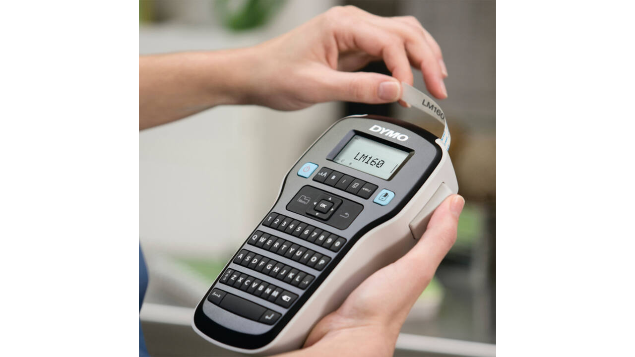 Labelprinter Dymo LabelManager 160 draagbaar azerty 12mm zwart