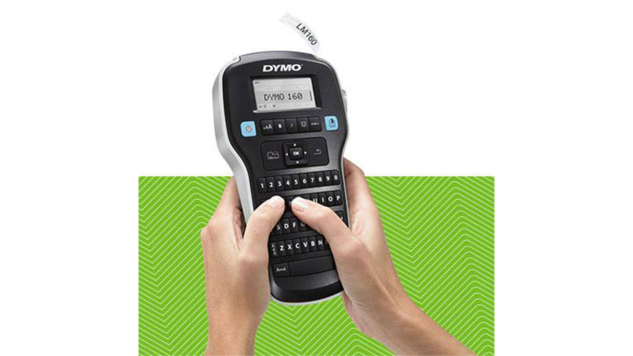 Labelprinter Dymo LabelManager 160 draagbaar azerty 12mm zwart
