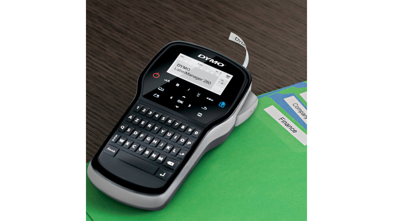 Labelprinter Dymo LabelManager 280 draagbaar azerty 12mm zwart