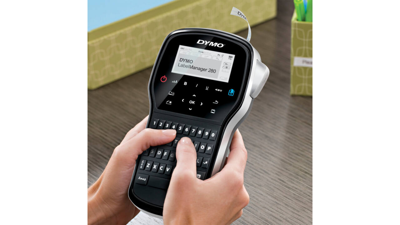 Labelprinter Dymo LabelManager 280 draagbaar azerty 12mm zwart