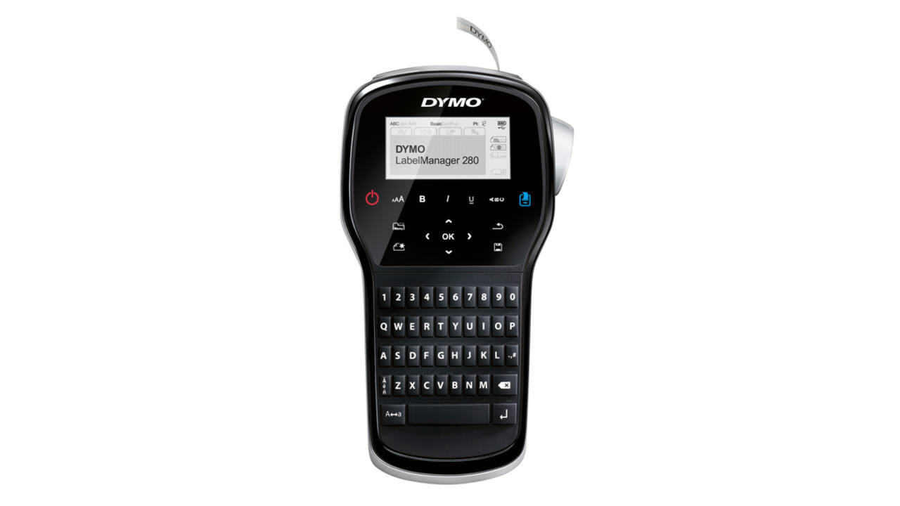 Labelprinter Dymo LabelManager 280 draagbaar qwerty 12mm zwart