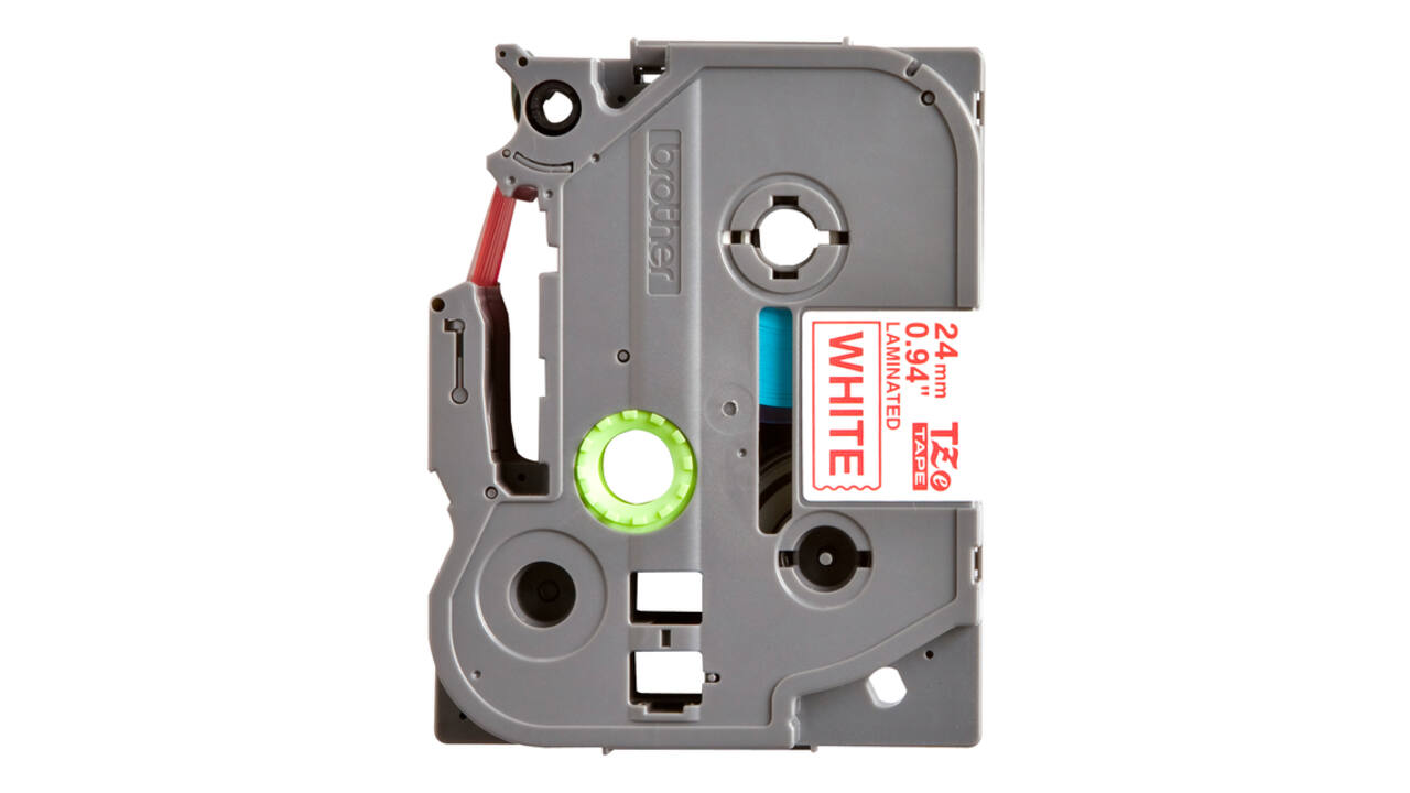 Labeltape Brother P-touch TZe-252 standaard 24mm rood op wit