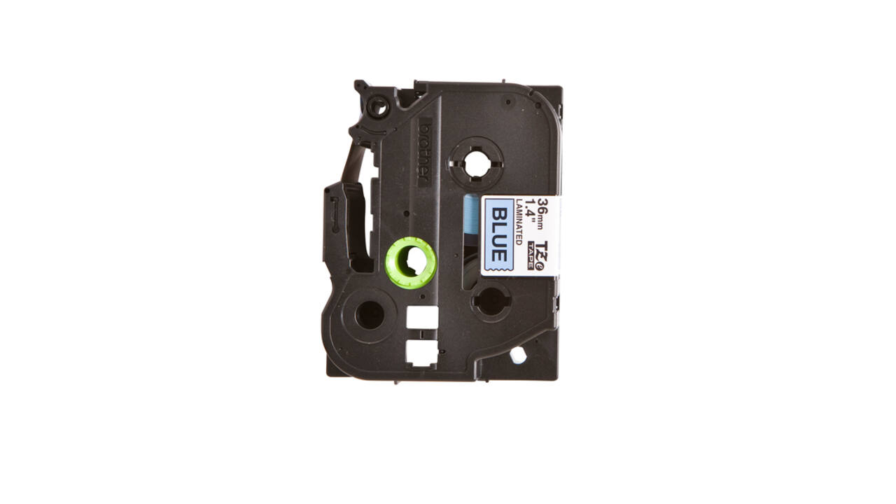 Labeltape Brother P-touch TZe-561 standaard 36mm zwart op blauw