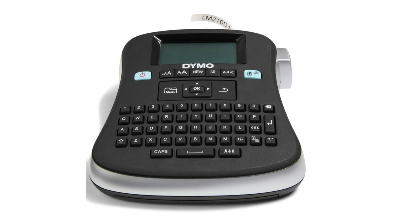 Labelprinter Dymo LabelManager 210D draagbaar qwerty 12mm zwart