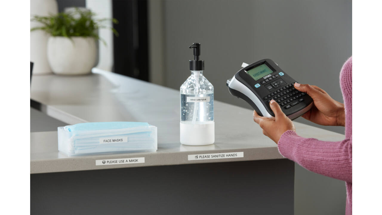 Labelprinter Dymo LabelManager 210D+ draagbaar azerty 12mm zwart