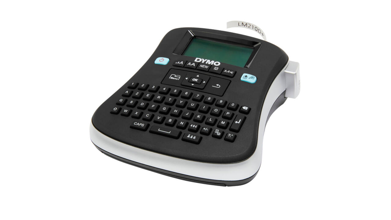 Labelprinter Dymo LabelManager 210D+ draagbaar azerty 12mm zwart