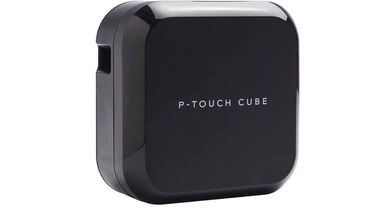 Labelprinter Brother P-touch Cube Plus TZe PT-P710BT desktop 24mm zwart