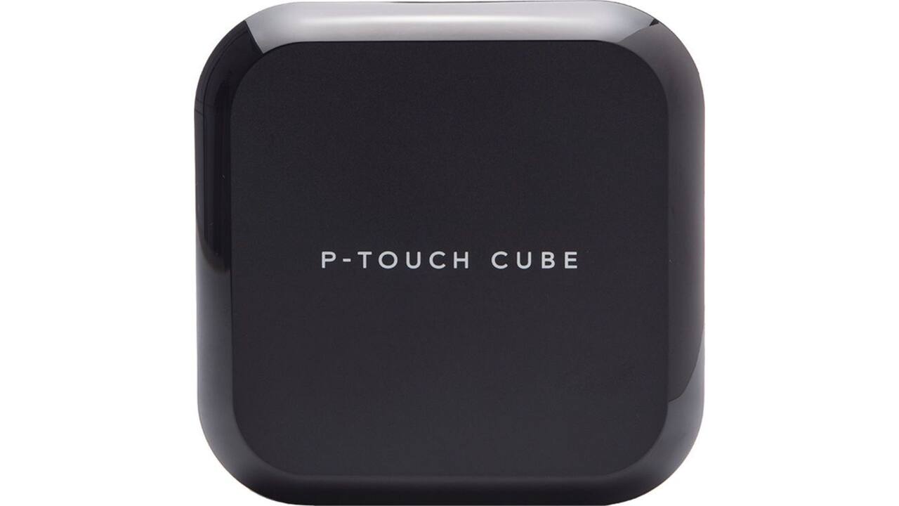Labelprinter Brother P-touch Cube Plus TZe PT-P710BT desktop 24mm zwart