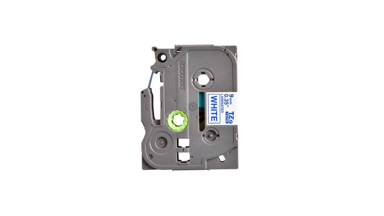 Labeltape Brother P-touch TZe-223 standaard 9mm blauw op wit