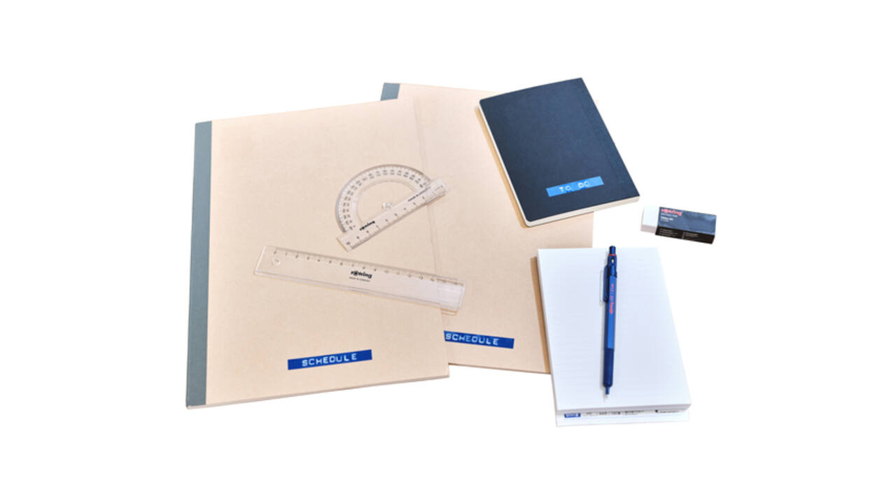 Reliëftape Dymo embossing vinyl 9mm wit op blauw