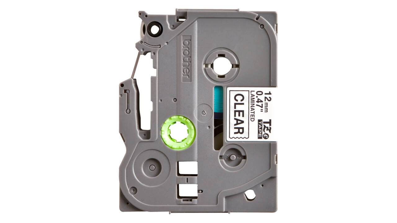 Labeltape Brother P-touch TZe-131 standaard 12mm zwart op transparant