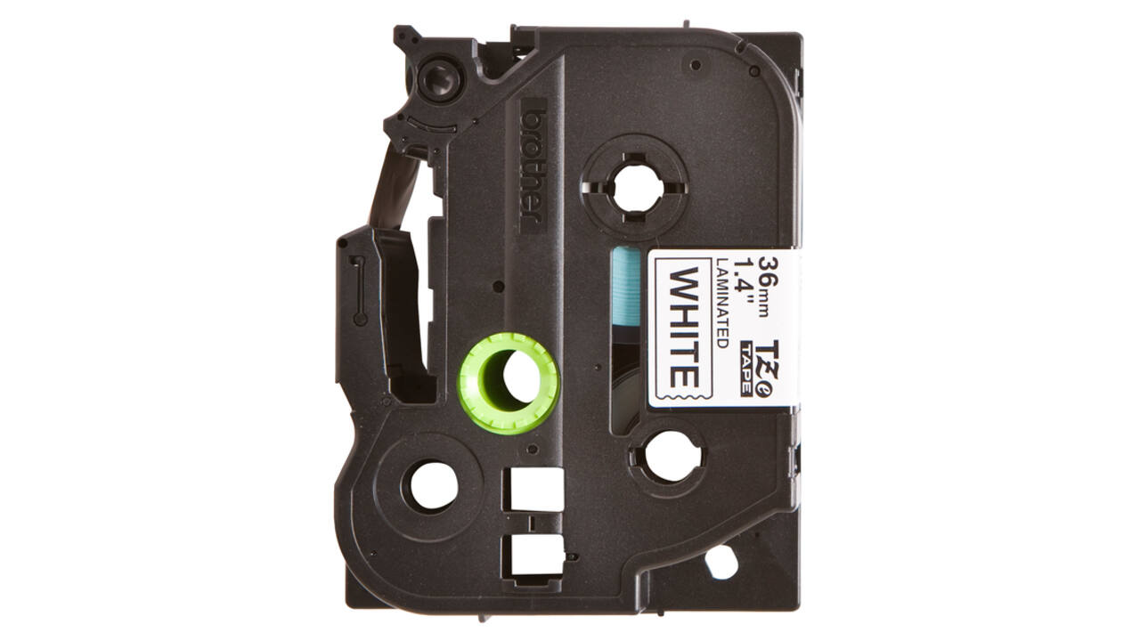 Labeltape Brother P-touch TZe-261 standaard 36mm zwart op wit