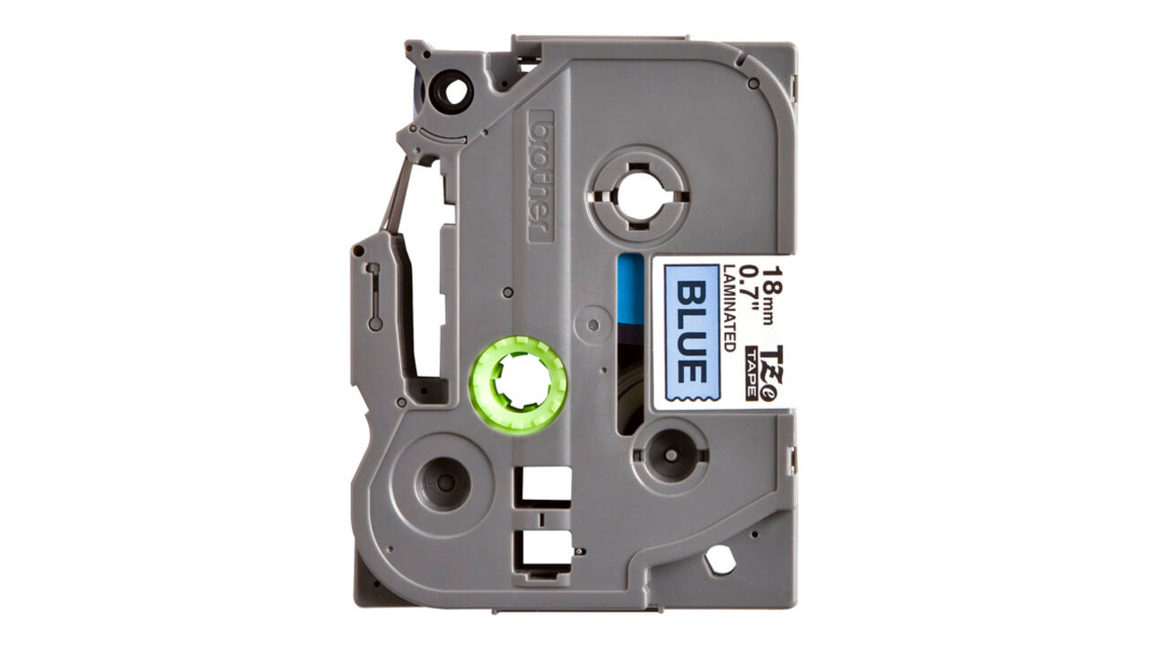 Labeltape Brother P-touch TZe-541 standaard 18mm zwart op blauw