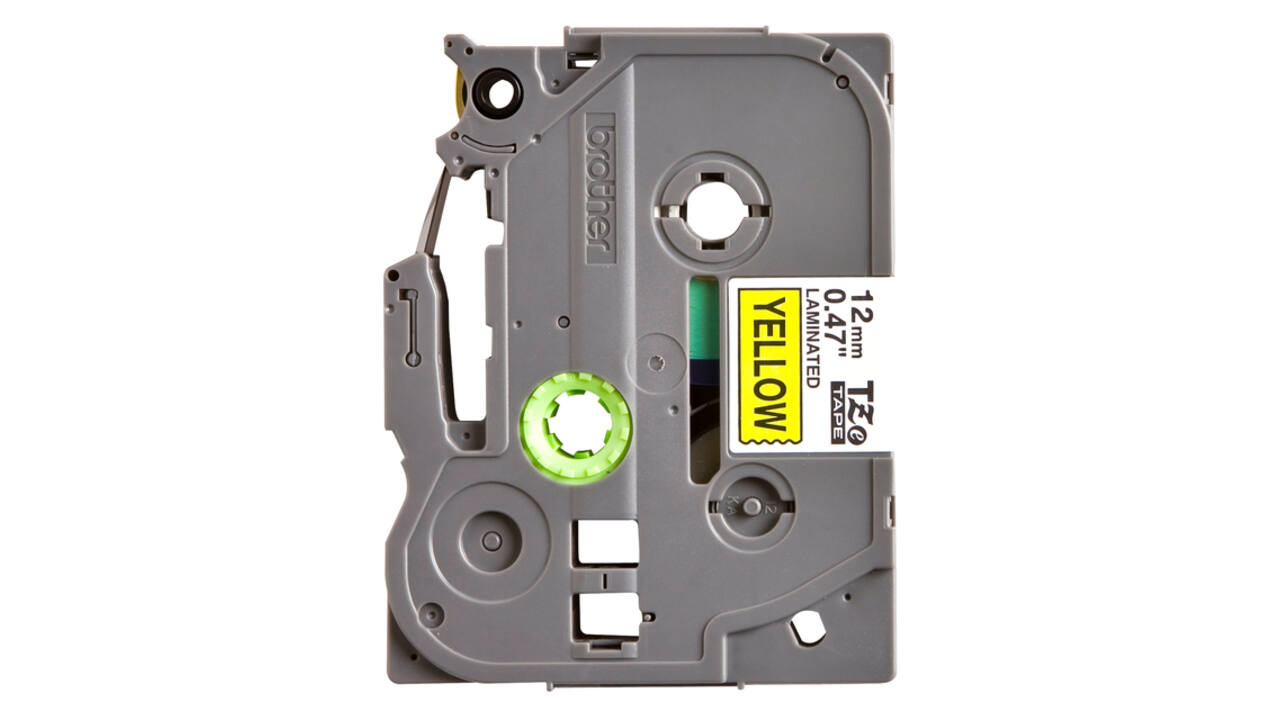 Labeltape Brother P-touch TZe-631 standaard 12mm zwart op geel