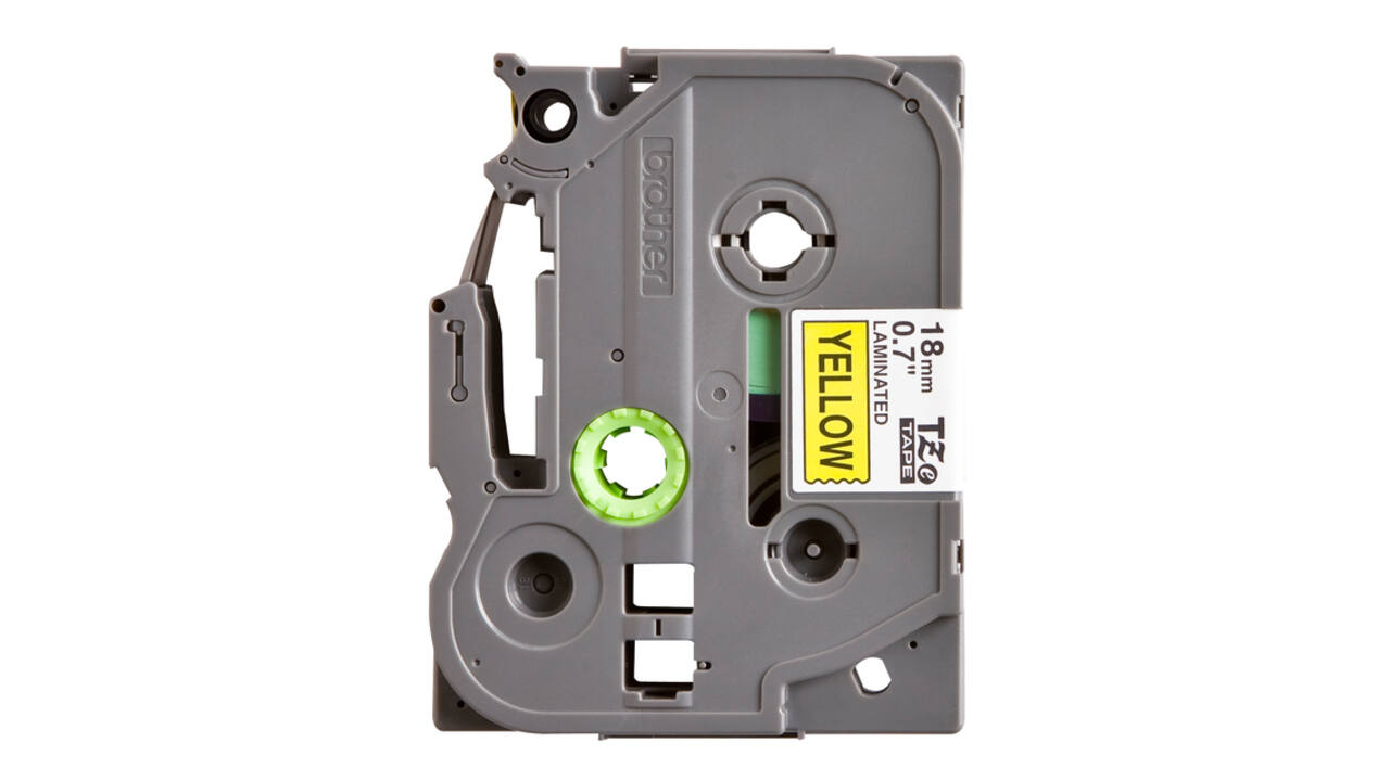 Labeltape Brother P-touch TZe-641 standaard 18mm zwart op geel