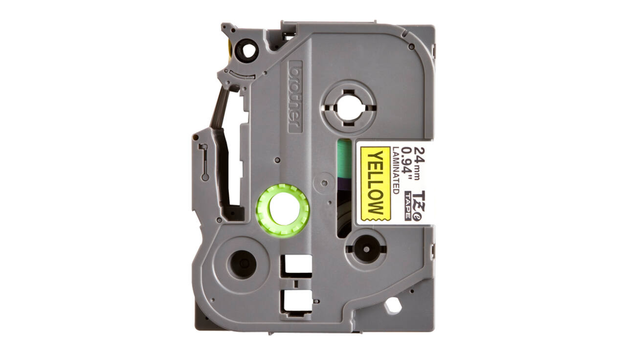 Labeltape Brother P-touch TZe-651 standaard 24mm zwart op geel