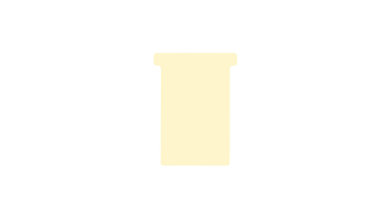 T-kaart Djois formaat 3 77mm beige 100 stuks
