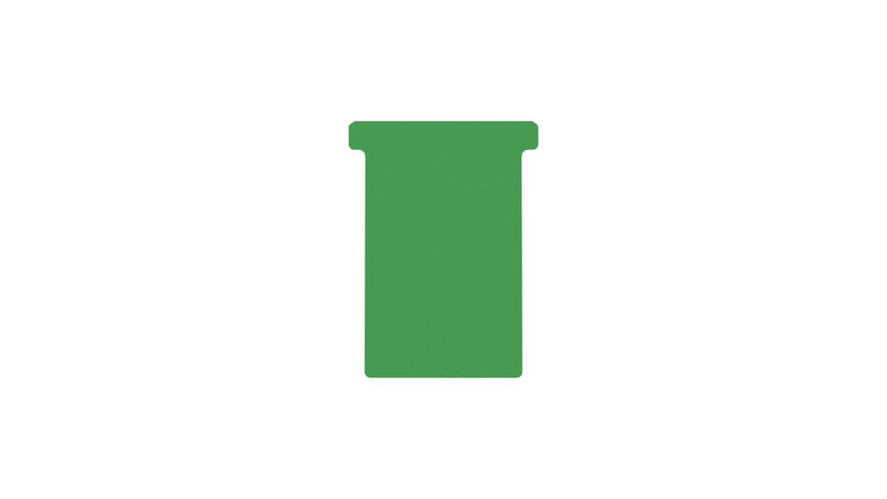 T-kaart Djois formaat 3 77mm groen 100 stuks