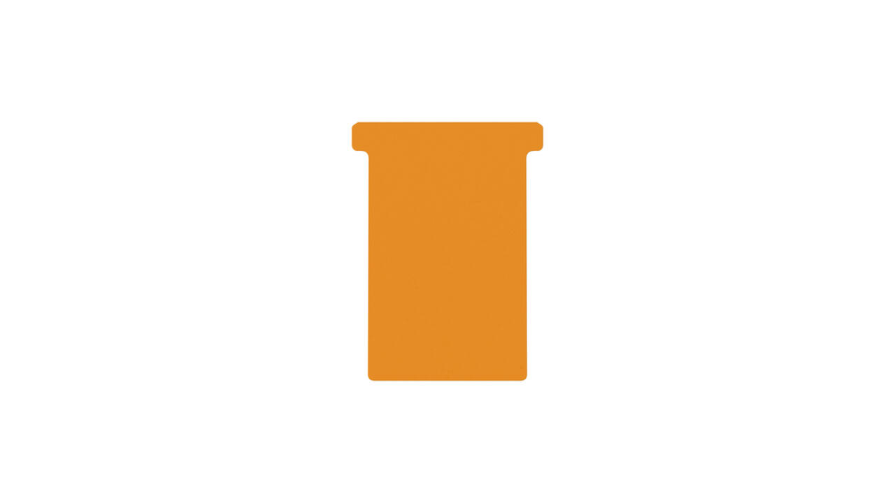 T-kaart Djois formaat 3 77mm oranje 100 stuks