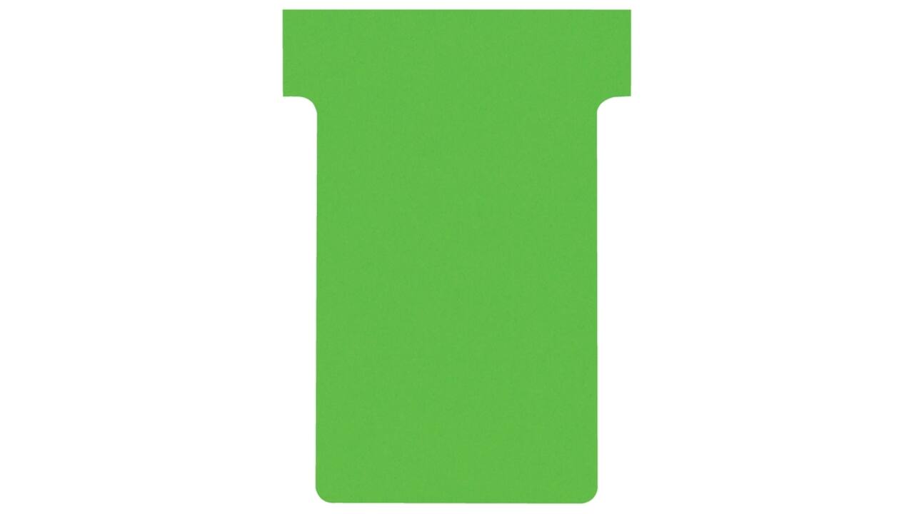 T-kaart Nobo nr.2 48mm groen 100 stuks