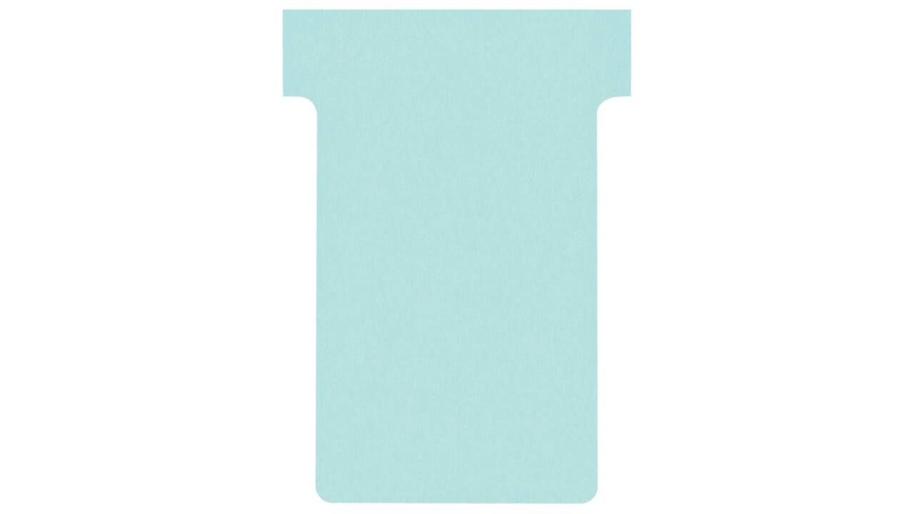 T-kaart Nobo nr.2 48mm blauw 100 stuks