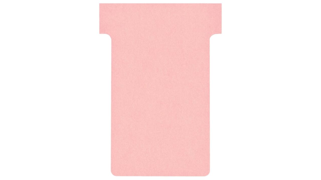 T-kaart Nobo nr.2 48mm roze 100 stuks