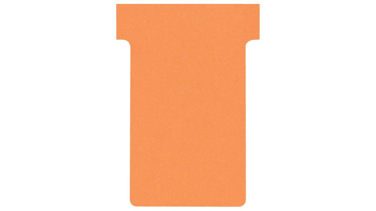 T-kaart Nobo nr.2 48mm oranje 100 stuks