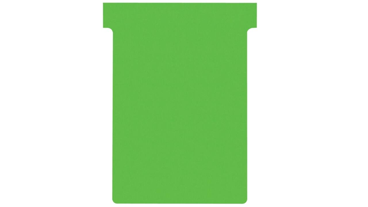 T-kaart Nobo nr.3 80mm groen 100 stuks