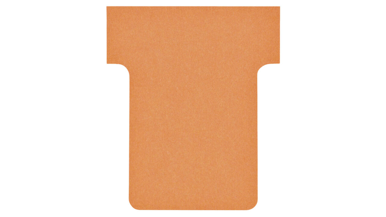 T-kaart Nobo nr 1.5 36mm oranje 100 stuks