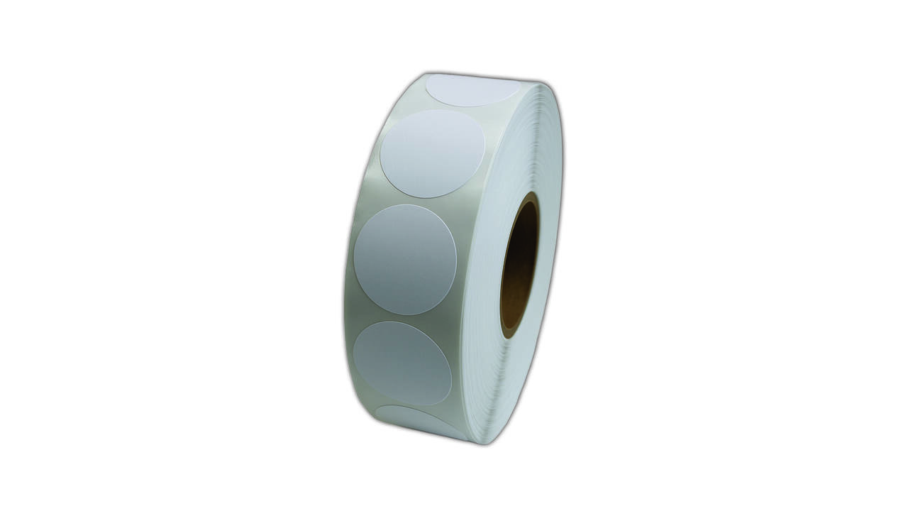 Etiket 35x35mm rond wit permanent k45, 2000rl