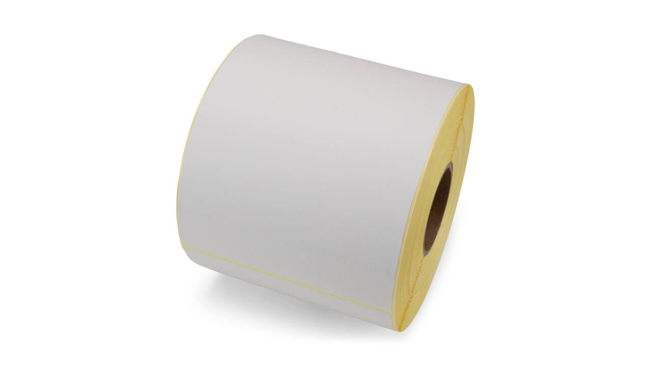Etiket thermo 102x150mm k40 extra-permanent (450rl) perforatie per etiket