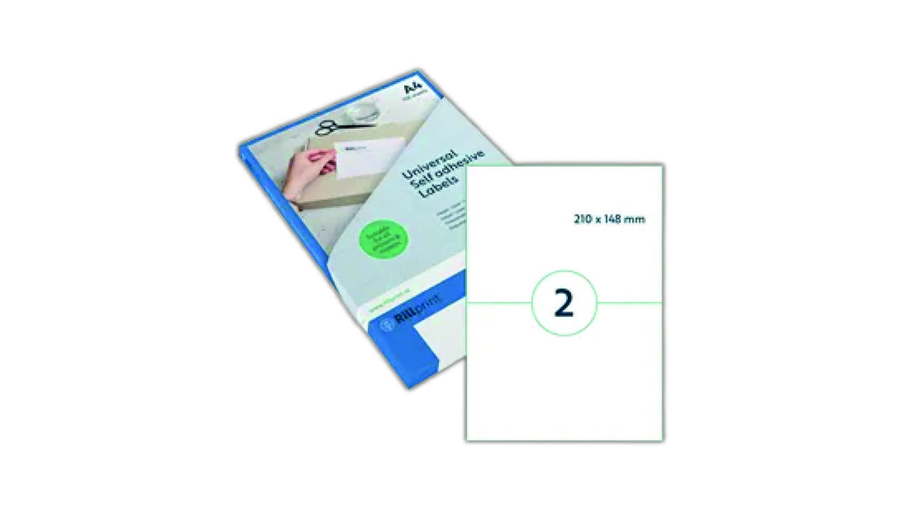 Etiket Rillprint 210x148mm 200st
