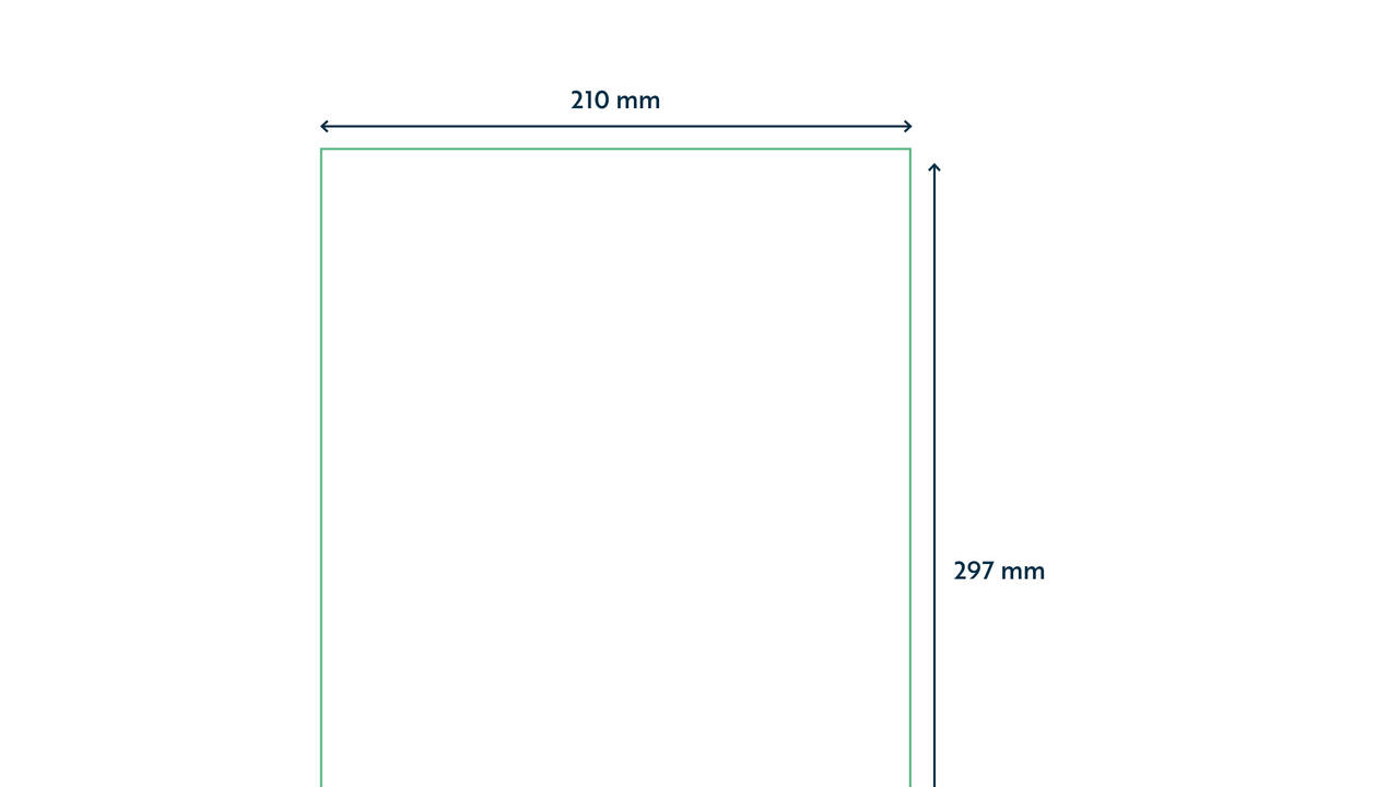 Etiket Rillprint 210x297mm 100st