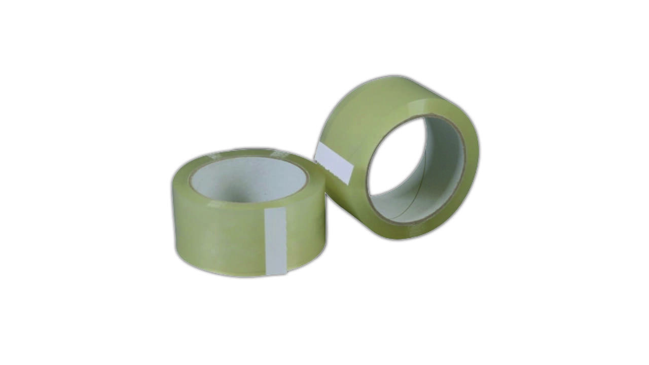 Verpakkingstape 48mmx66m PP acryl transparant, 28 micron, low noise