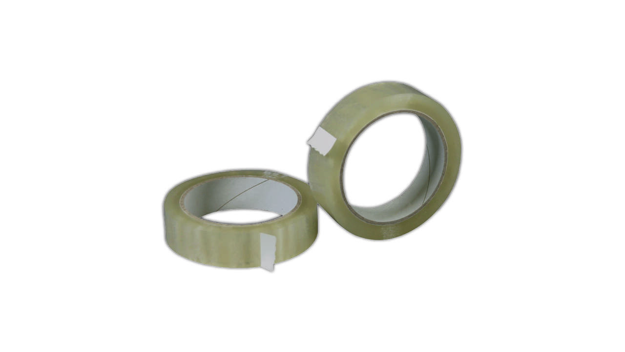 Verpakkingstape 25mmx66m PP acryl low noise