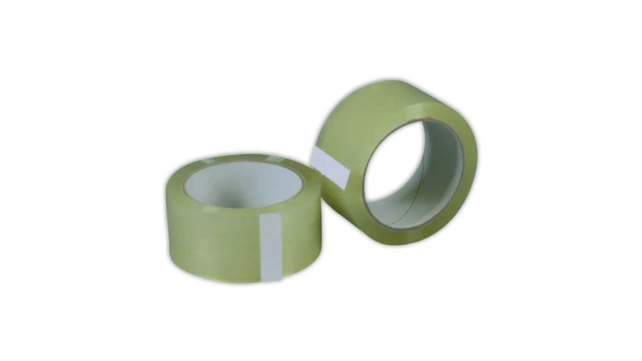 Verpakkingstape 48mmx66m pvc transparant 32mu
