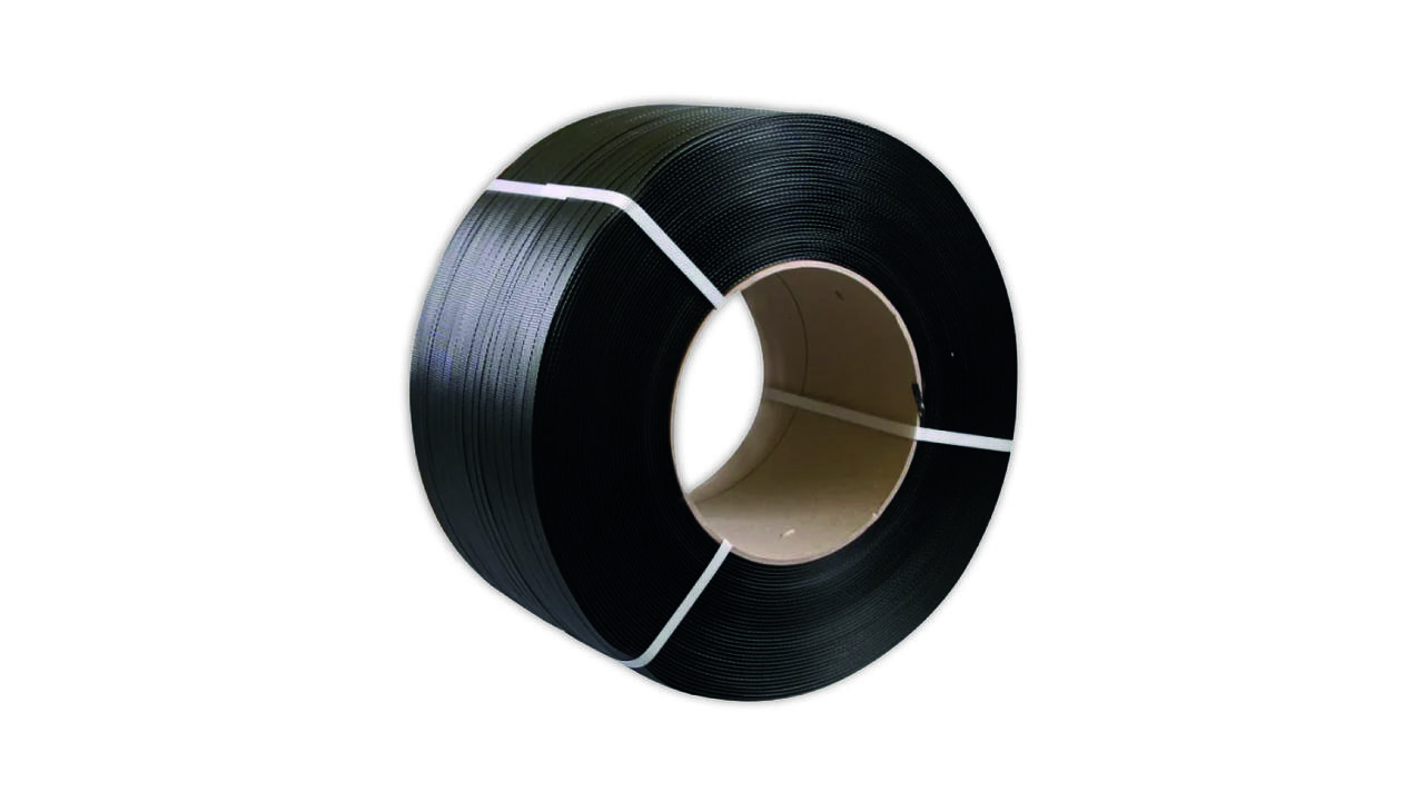 Omsnoeringsband 12mmx0.55mmx3000m zwart k200mm