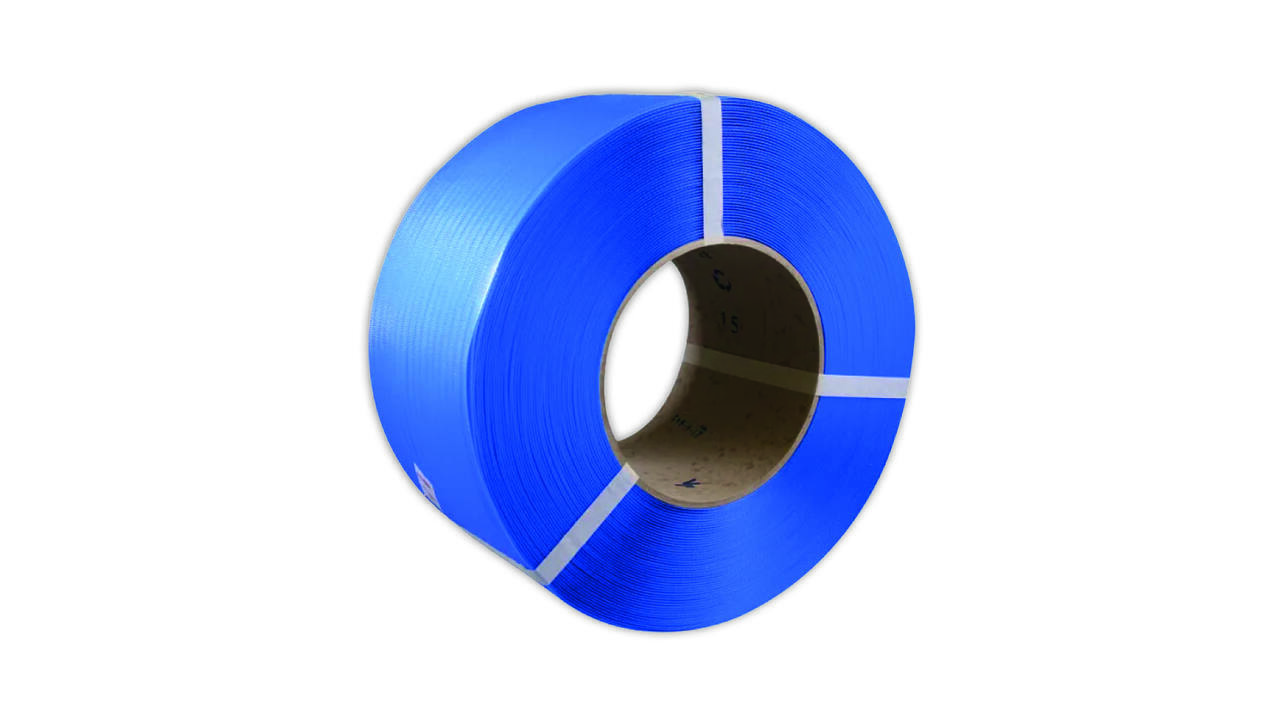 Omsnoeringsband 12mmx0.55mmx3000m blauw k200mm