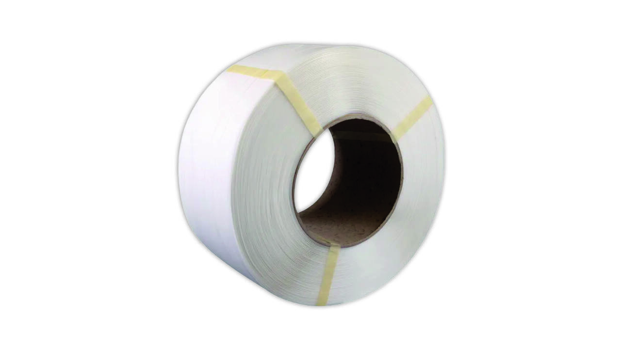 Omsnoeringsband 12mmx0.55mmx3000m wit k200mm