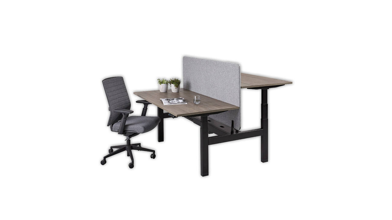 Bureau zit-sta Duo elektrisch 180x80cm 'Premium'