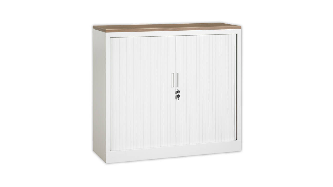 Topblad roldeurkast 120x43cm