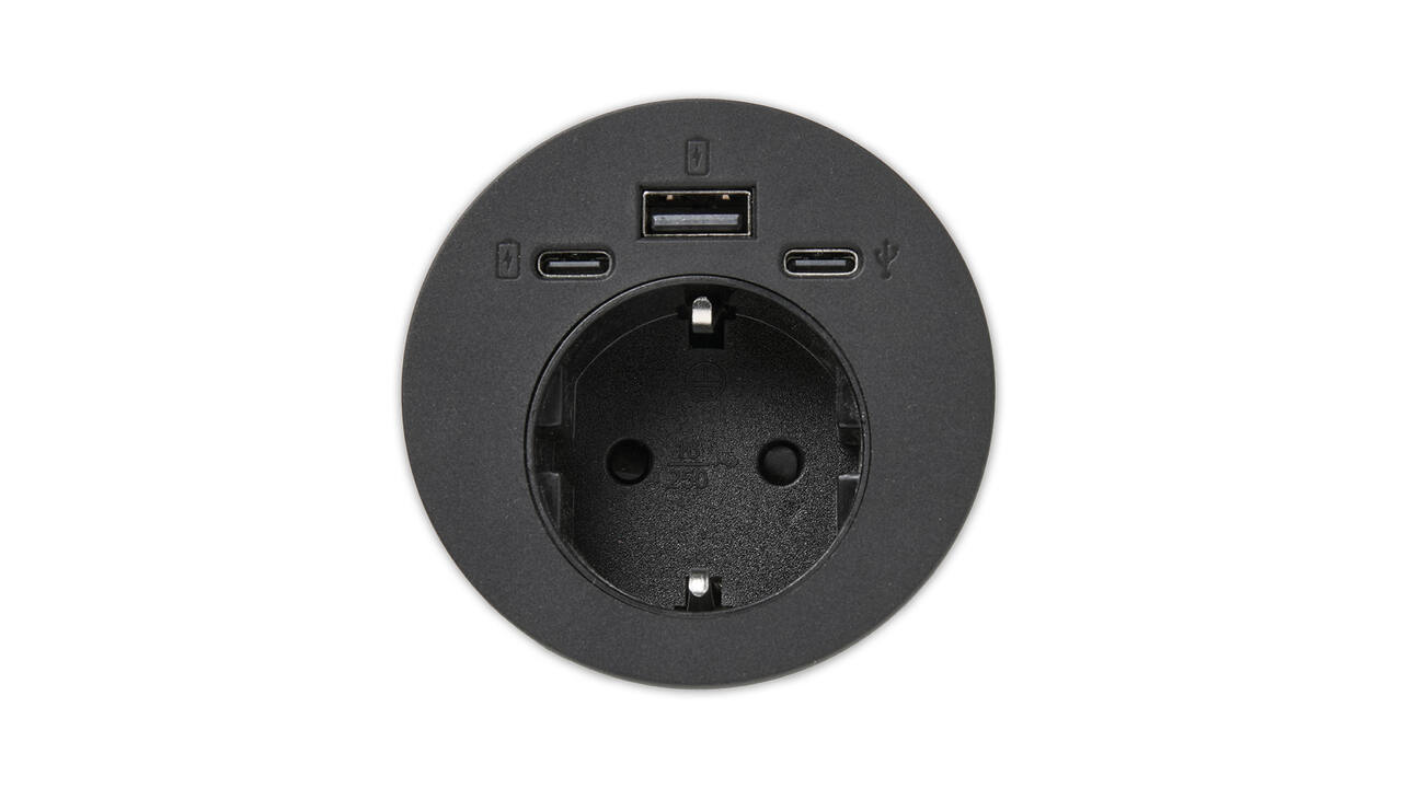 Inbouw powerbox 60mm rond