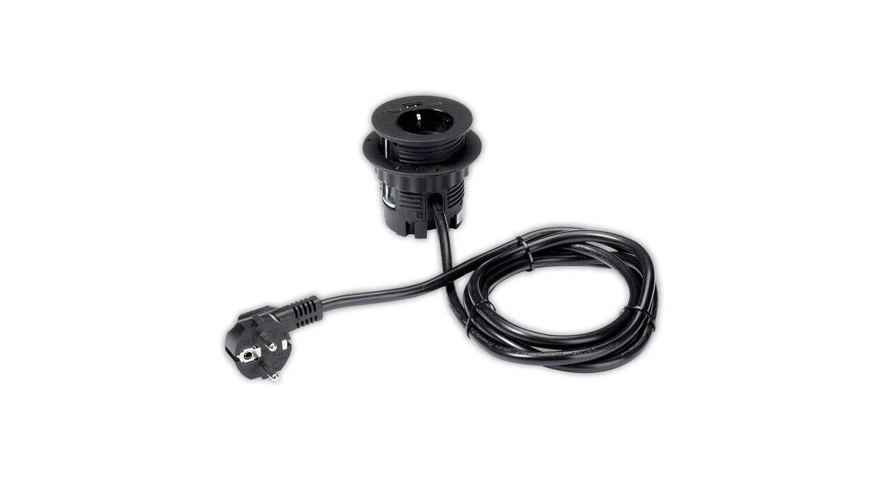 Inbouw powerbox 60mm rond