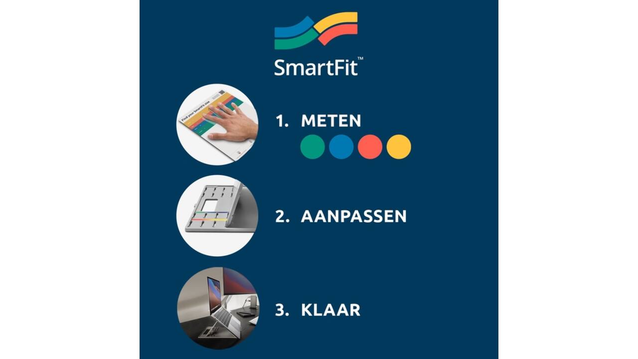 Rugsteun Kensington smartfit zwart