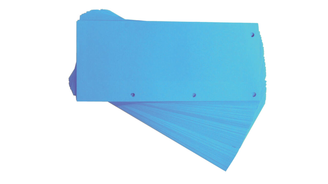 Scheidingsstrook Oxford Duo 240x105mm blauw 60 stuks