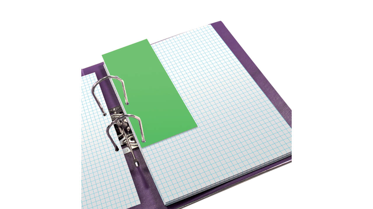 Scheidingsstrook Oxford Duo 240x105mm groen 60 stuks
