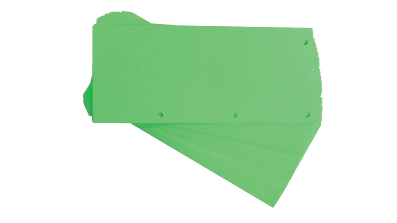 Scheidingsstrook Oxford Duo 240x105mm groen 60 stuks